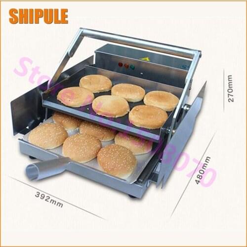 SHIPULE China Bakery equipment commercial package double grilled hamburger machine burger maker board bun toaster price