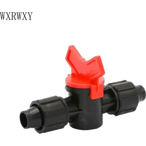 Wxrwxy Garden tap 16mm drip tape Waterstop valve drip tape for irrigation valve cranes irrigation fittings 10pcs