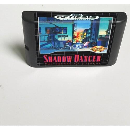 Shadow Dancer - 16 Bit MD Game Card for Sega Megadrive Genesis Video Game Console Cartridge