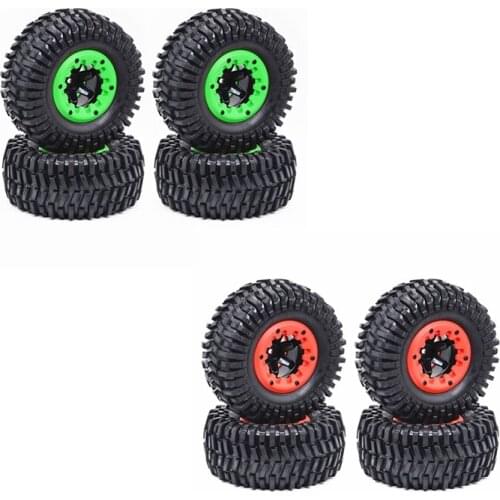 4Pcs Short Course Tire Wheel for 1/10 RC Terrain Truck Traxxas Slash VKAR 10SC ZD Racing DBX-10 RC Car Upgrade Parts