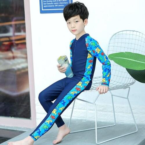 Kids Rash Guard, UPF 50+ Long Sleeve Full Swimsuit for Girls Boys Swimming Surfing Snorkeling Diving Suits Diveskin Swimwear