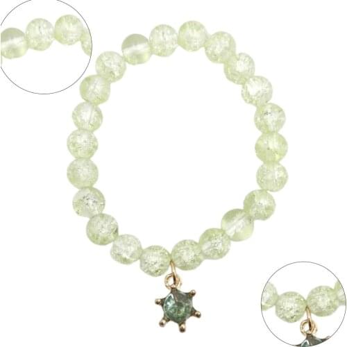 New Arrival Natural Agates White Tridacna Crystal Glass Round Beads For Bracelet Jewelry Lover