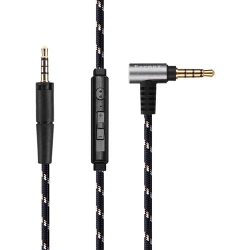 Earmax New cable For Sennheiser HD400S HD350BT HD458BT HD450BT HD4.30 HD4.40BT HD4.50BTNC headphone For MOMENTUM headset cable