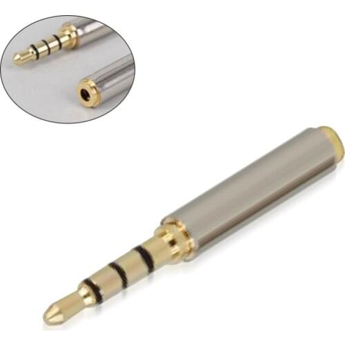 3.5mm to 2.5mm / 2.5 mm to 3.5 mm Adapter Converter Stereo Audio Headphone Earphone Microphone Jack Metal Change Accessories