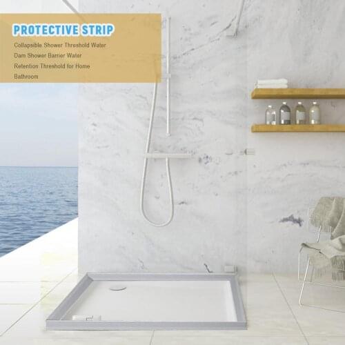 Bathroom Water Stopper Flood Barrier Rubber Dam Silicon Water Blocker Dry and Wet Separation Home Improve Dropshiping