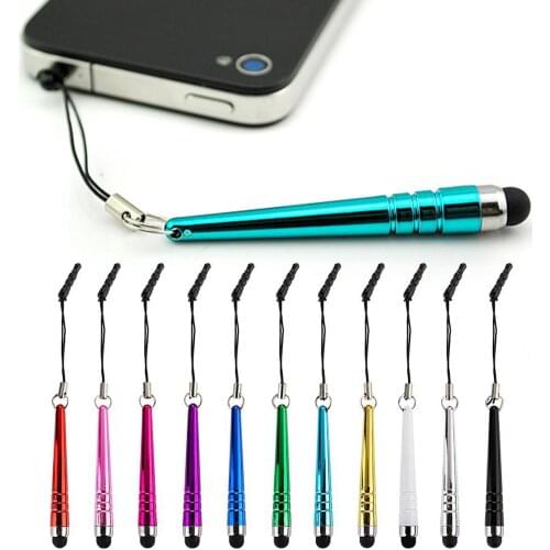 Capacitive Touch Screen Stylus Pen Universal Tablet PC Smart Phone Pencil anti dust plug for Smart Cell Phones Tablets Pens