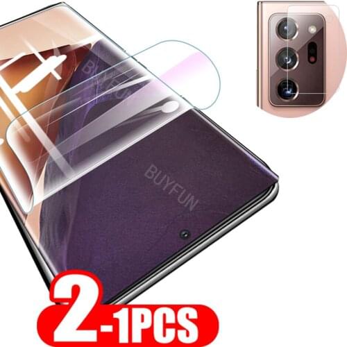 Screen Protector 1-2PCS Hydrogel Film For Samsung Galaxy Note 20 Ultra Camera Protective Film For samsung note 10 lite plus film
