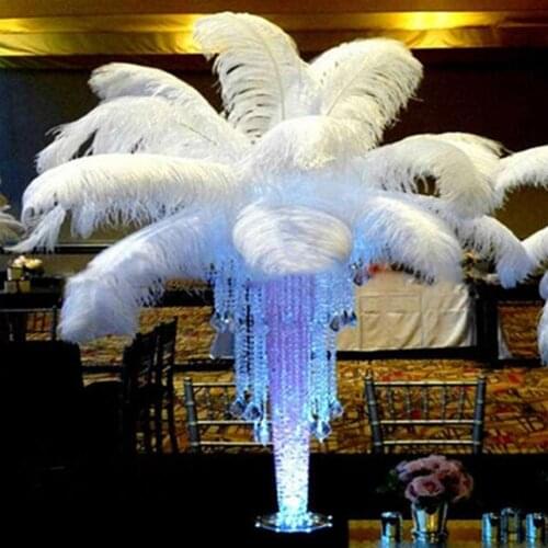 10PCS Natural Ostrich Feathers Wedding Feathers Clothing Accessories Wedding Party Supplies Carnival Dancer Decor Plumas Plumage