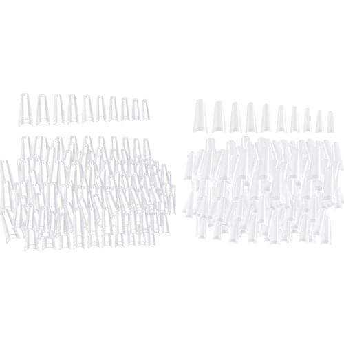 1000Pcs False Nails Half Acrylic French Nail Tips Manicure Accessories