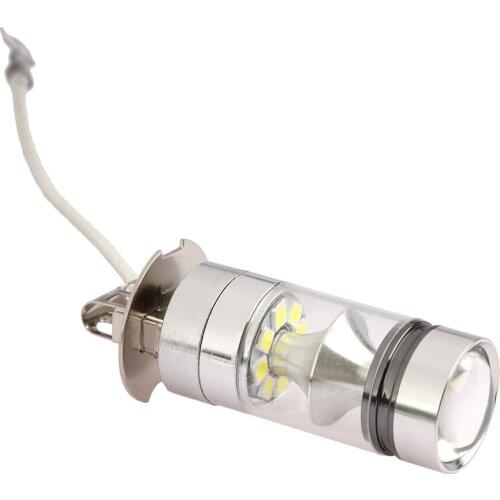 100W H3 Car LED Fog Light Driving Bulb 12/24V Fog Lamp Headlamp 10000LM White 6000K Car Headlight Car replacement accessories