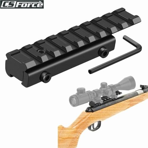 11mm Dovetail to 21mm Picatinny Weaver Rail Convert Mount Adapter Low Profile Scope Mount Riser Rail Base Hunting Gun Accessory