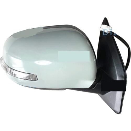 1 Pcs 2007-2012 Side Mirror for Outlander Ex Rear Glass for Airtrek Parking View Backing with Led Turning Signal Lamp Auto Fold
