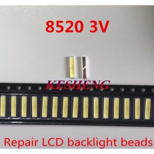 Per TV LED retroilluminate Applicazioni TV Retroilluminazione a LED 0,4 W 3 V 8520 Bianco freddo EVERLIGHT 62-122UMRIC/1000PCS