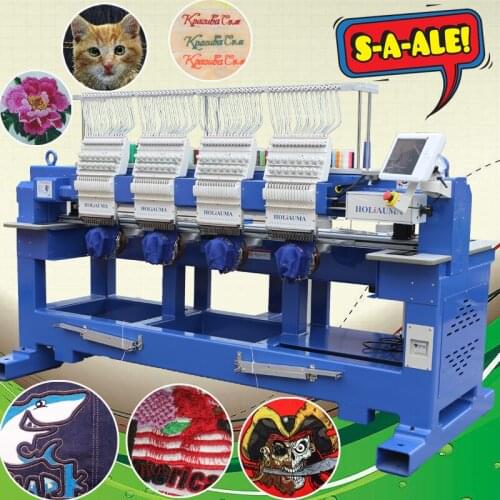 Top sell four heads computer embroidery machine HO1504 high speed good qualty embroidery machine for cap/tshirt/flat with ce/sgs