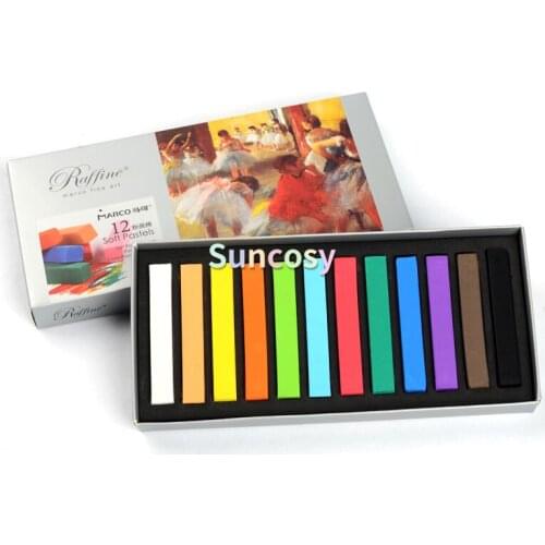 Marco Special powder painting stick for 24 / 36 color crayons, chalk pigment, professional painting toner set, chalk pastels