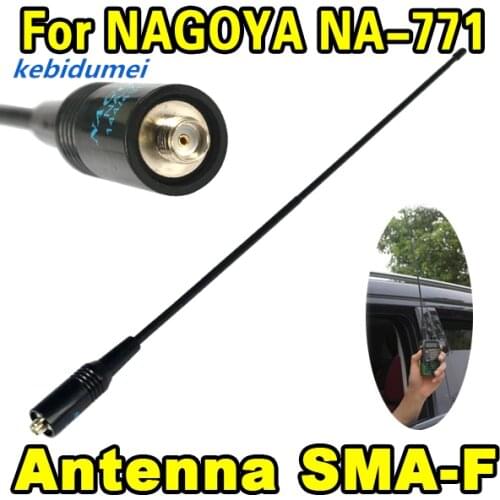 Kebidumei For NA-771 NA771 SMA-F SMA Female Dual Wide Band Flexible Antenna VHF/UHF 144/430MHz For Kenwood BAOFENG UV-5R BF-888S
