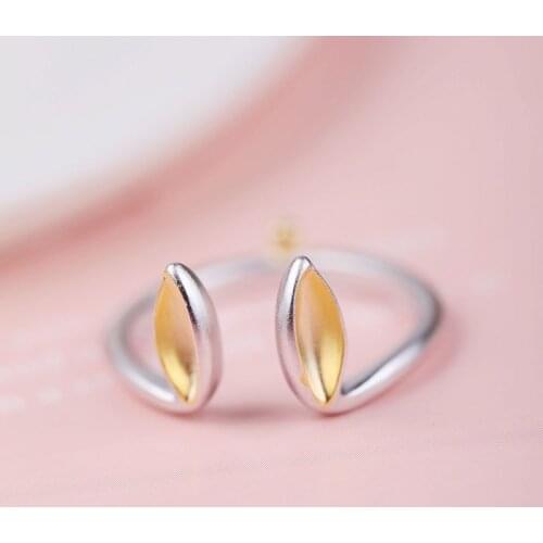 925 Sterling Silver Rabbit ears Open Rings For Women Hypoallergenic Fashion Girl Sterling-silver-jewelry