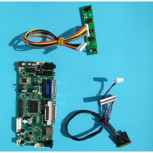 Kit For LP154WE3-TLB1 LED LCD DVI Panel Audio card DIY 40pin LVDS 1680X1050 15.4" Controller board Screen Monitor HDMI VGA