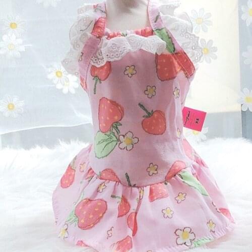 Small Dog Dress Summer Girl Dog Clothes Puppy Skirt Yorkshire Pomeranian Shih Tzu Maltese Poodle Bichon Schnauzer Clothing