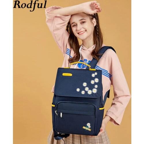 Fashion Korean Fabric Childrens School Backpack for Women Teenager Girls College Student Book Bag Schoolbag Backpack Female