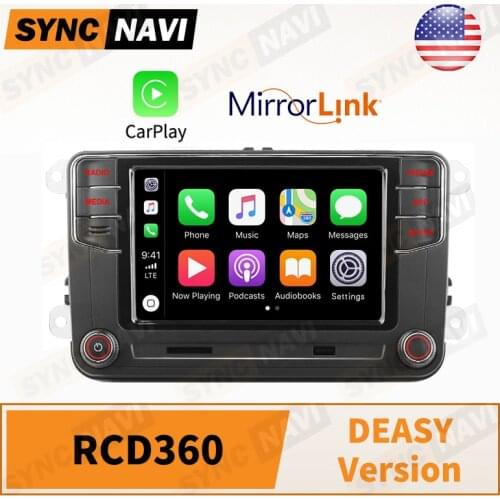 RCD360 Carplay Car Stereo Mirror Link Vehicle Radio MQB PQ Head Unit For VW Golf Polo MK5 MK6 Passat Jetta B6 B7 Eos Bettle