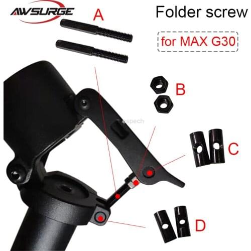Folding screw for Ninebot MAX G30 electric scooter A variety of screw accessories can be selected