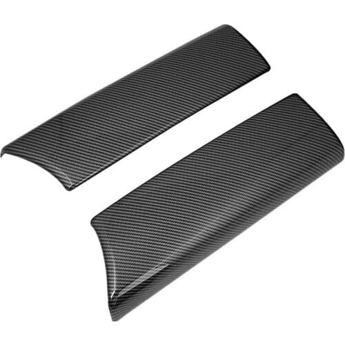 Car Styling Carbon Fiber Stowing Tidying Armrest Box Protect Stickers Covers for Mercedes Benz E Class W213 2016-2019