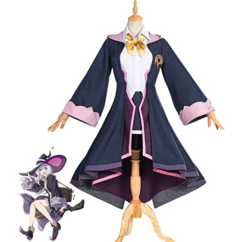Wandering Witch: The Journey of Elaina Cosplay Costumes Anime Uniform Hat Accessories Suits Wig Elaina Role Play Hollaween Party