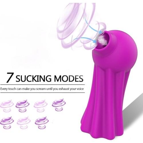 Clitoral Sucker Vibrator Clitoris Stimulator Sucking Nipple Massage Blowjob Female Masturbator Fidget Sex Toys For Womens Adult
