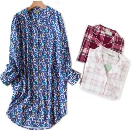 XiaoTu Women's Nightgowns Made Of Cotton