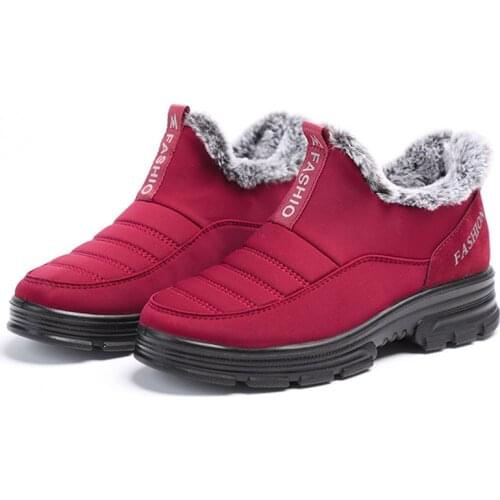 Winter Womens Snow Boots Warm Non-slip Female Shoes Plush Comfortable Short Boots Woman Platform Ladies Casual Footwear 2020