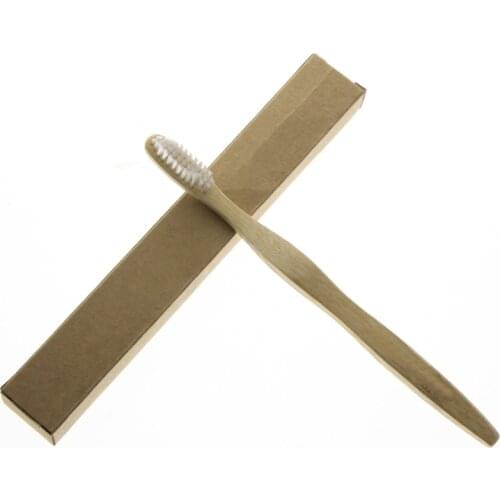 10Pcs Biodegradable Eco-Friendly Bamboo Toothbrush Soft Nylon Bristles Natural Dental Care for Men & Women