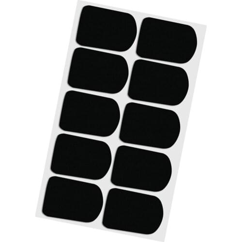 10 Pieces Silica Tooth Pad Cushion for Soprano Tenor Saxophone Clarinet Accessories