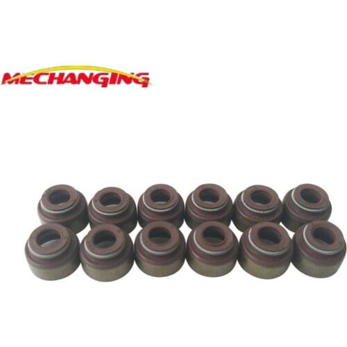 For FORD ASIA OZEANIA ENDEAVOUR FOR MAZDA WL WLT 12pcs Valve Stem Oil Seal Auto Parts Engine Parts Engine Gasket 3596208