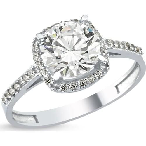 14k (585) Gold Baguette Ring (15 size)