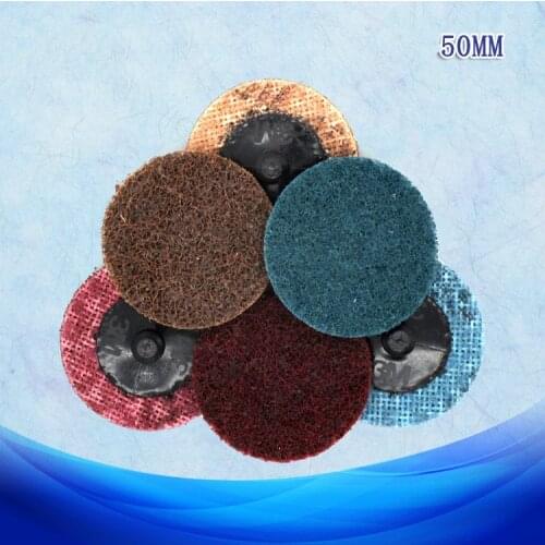 5PCS Grinding, Polishing, Rust Removal and Burr Removal of 2-inch 50MM Spiral Nylon Fiber Button and Rotary Button Sand Disk