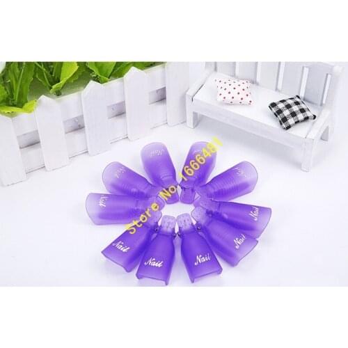 50 Pcs/Lot Durable Reusable Plastic Nail Polish Remover Lacquer Tool Soak Off Wrap