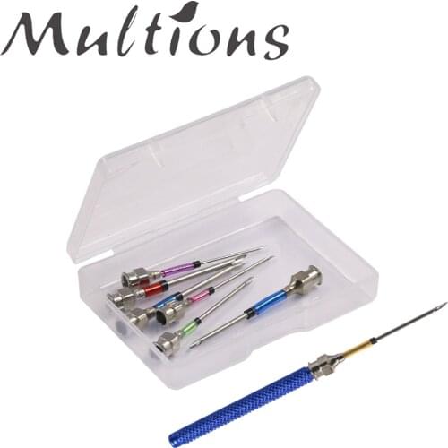 9pcs/set Embroidery Stitching Punch Needle Handmade Stainless Steel Embroidery Pen Cross Stitch Tool Kits DIY Sewing Tools