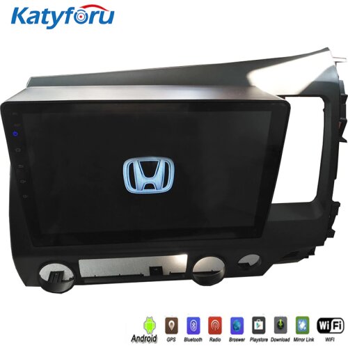 Right hand drive autoradio 2din android for Honda civic 2006 2011 with wifi 4G steering wheel control rear view camera 2g ram