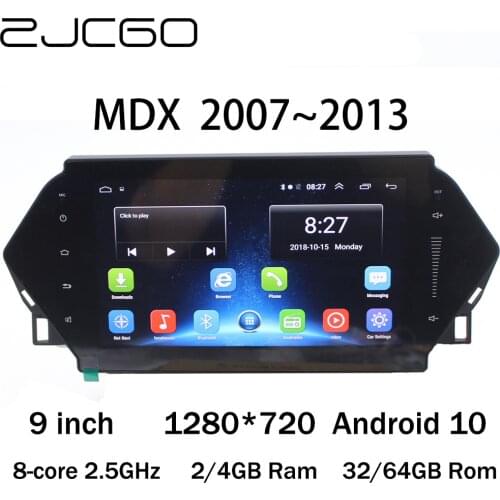 Car Multimedia Player Stereo GPS DVD Radio Navigation Android Screen for Acura MDX 2 MK2 2007 2008 2009 2010 2011 2012 2013