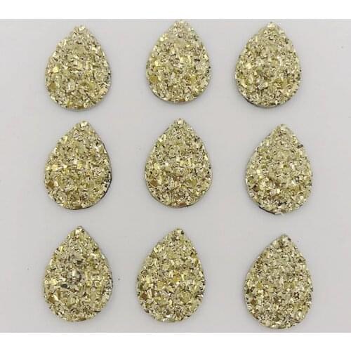 Free Shipping 10*14mm 144pcs AB colors Flatback Resin Drop Design Stone beads Flatback Resin Rhinestone For DIY Decoration