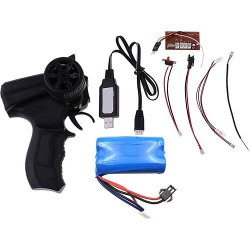 For WPL B14K B24K B16K B36K C14 C24K Full Scale Remote Controller KIT Version Universal 2.4G Receiver Lipo Battery Charger