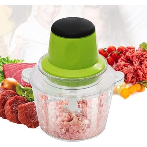 2L Electric Meat Grinder Kitchen Vegetable Fruits Cooking Grinder Tool 220V Domestic Multi-Function Electric Meat Chopper Mincer