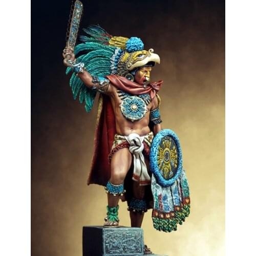1/24 75mm ancient Montezuma man Knight 75mm toy Resin Model Miniature resin figure Unassembly Unpainted
