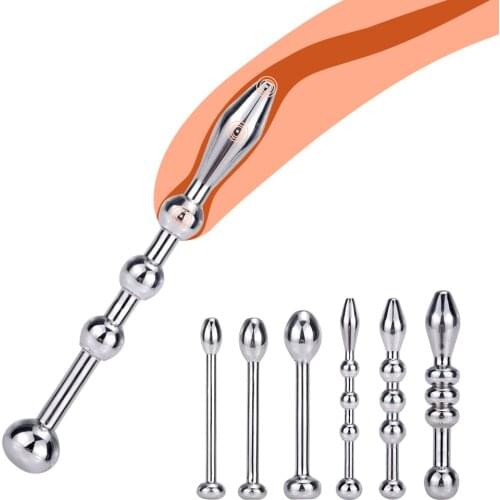 6/8/10mm Metal Catheter Urethral Dilation Horse Eye Stick Penis Stimulation Sex Products For Male Masturbation Adult Games