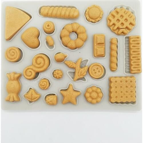 Minsunbak Cute Biscuit Candy And Other Silicone Molds Fondant Mold Cake Decorating Tool Chocolate Baking Tools Sugarcraft