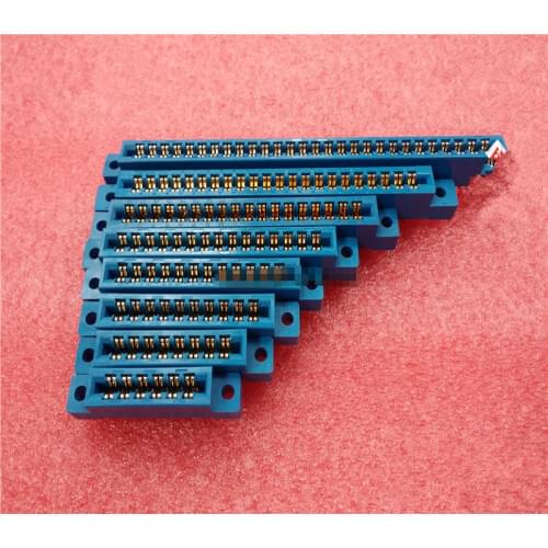 PCB Mounting 805 Series 3.96mm Pitch Card Edge Connector Sold Socket Blue