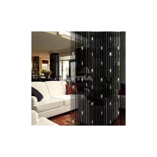 New Romatic String Curtain With Beads Decor Fly Insect Door Screen Divider Window Panel Room Divider