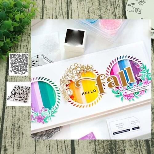 Volume lowercase letters Metal Cutting Dies and Stamps for Scrapbooking Steel Craft Die Cut Embossing Paper Card Album Stencil