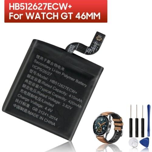 Original Replacement Battery HB512627ECW+ For Huawei Watch GT 46MM 420mAh